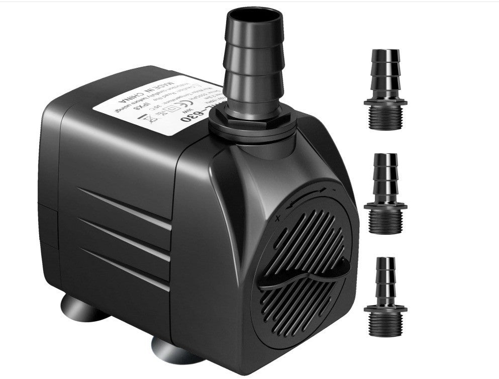 GROWNEER 550GPH Submersible Pump 30W Fountain Water Pump, 2000L/H, with 7.2Ft Hi