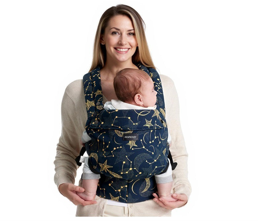 Momcozy Baby Carrier - Ergonomic, Cozy and Lightweight Carrier for 7-44lbs,