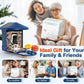 Smart Bird Feeder with AI Camera Solar-powered Recognize 10,000+ Species Blue