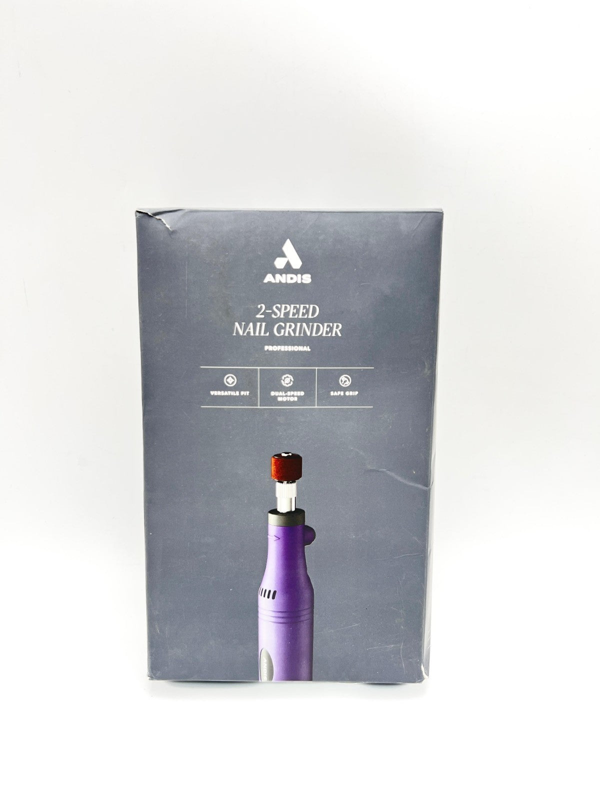 Andis 66745 EasyClip 2-Speed Pet Nail Grinder, Purple - Open-box