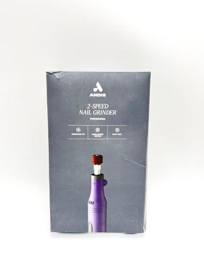 Andis 66745 EasyClip 2-Speed Pet Nail Grinder, Purple - Open-box