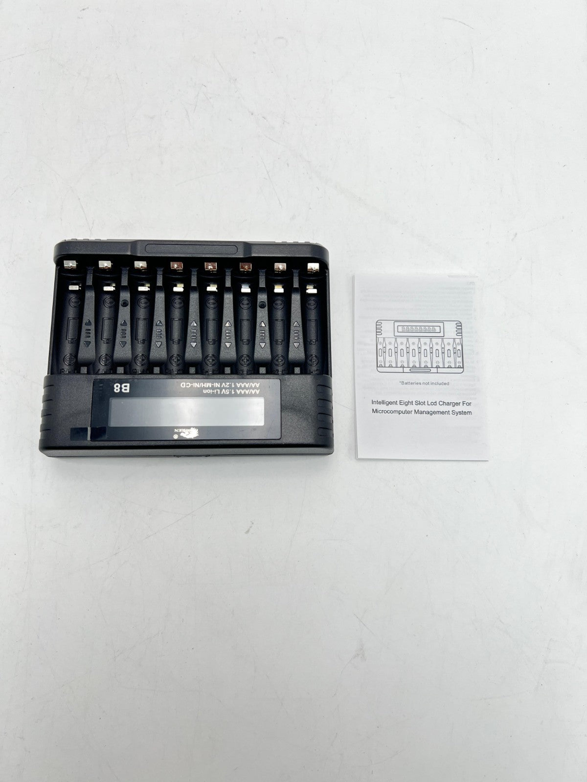 AA AAA Battery Charger, AA Battery Charger for 1.2V NiMH/NiCD 1.5V Lithium Ba...
