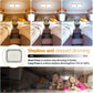 Dimmable 1700LM 3 Color Light Interior 12V 240Led Ceiling Dome Lamp RV  4Pcs