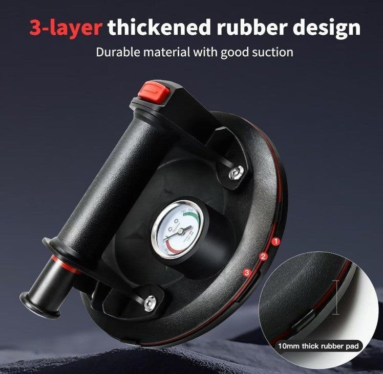 8" Heavy Duty Suction Cups for Glass - 2 Pack with 600 lbs Load Capacity, Hea...