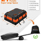 FIVKLEMNZ Car Rooftop Cargo Carrier Roof Bag Waterproof for All Top of Vehicle