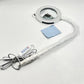 HITTI 10X Magnifying Glass with Light and Clamp, Hands Free Magnifying Floor ...