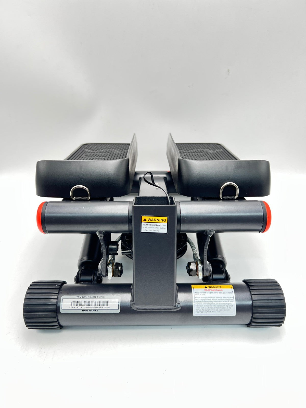 Sunny Health & Fitness Mini Stepper Stair Stepper with Resistance Bands