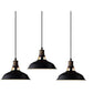 Claxy Ecopower Industrial Edition Vintage Style Light Pendant Glass Hanging...