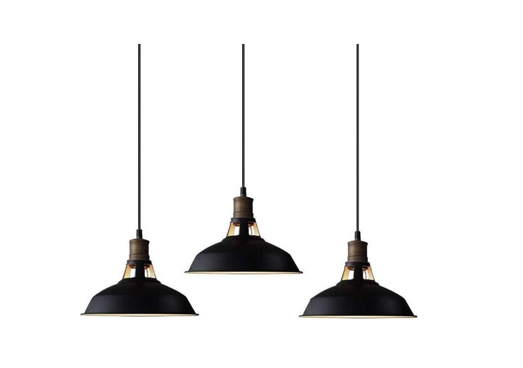 Claxy Ecopower Industrial Edition Vintage Style Light Pendant Glass Hanging...