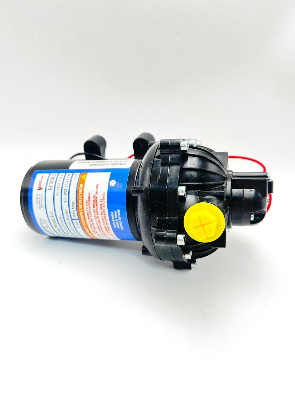 Everflo FBA_EF-3000-BOX EF3000 Diaphragm/Demand Water Transfer Pump 3.0 GPM 12V