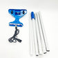 Rechargeable Handheld Hot Tub Spa Pool Vacuum, IPX8, Aluminum Pole and 2 Brus...
