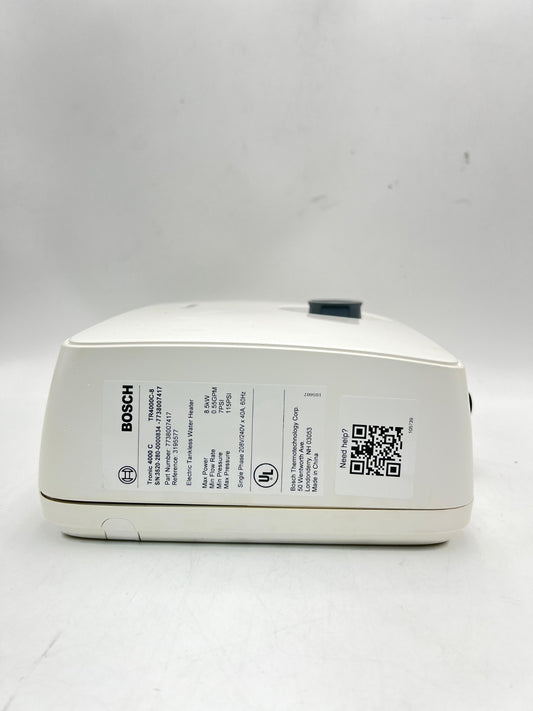 Bosch Thermotechnology Tronic 4000 C Electric Tankless Water Heater | White-Used