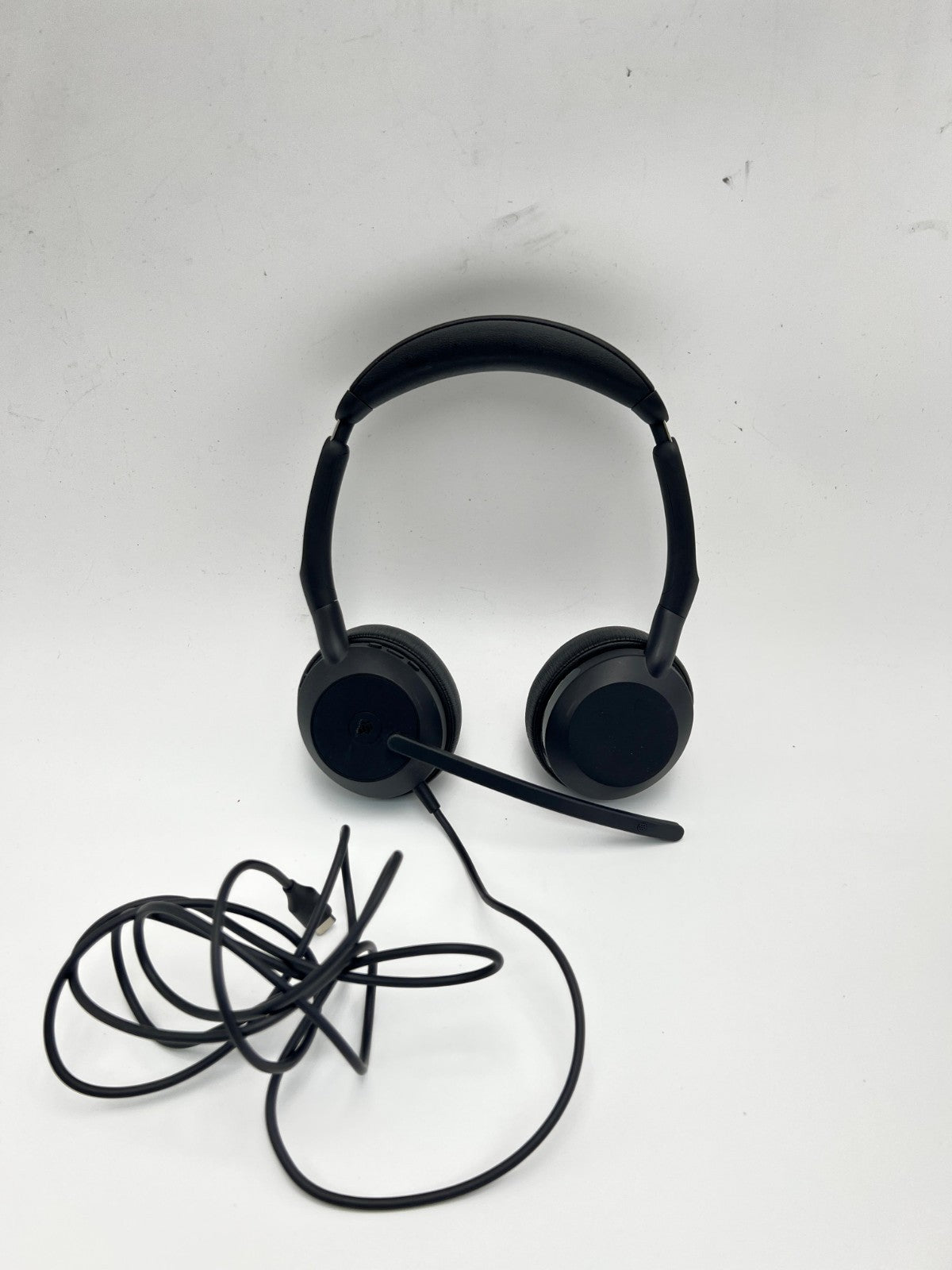 Jabra Evolve2 50 Stereo USB-C Wired On-Ear Headset, MS Teams - Black