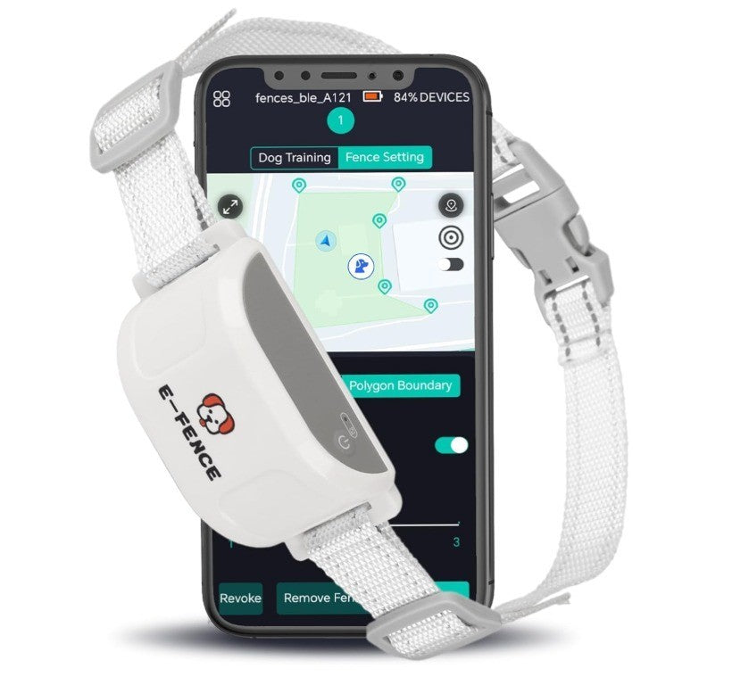 E-FENCE 3-in-1 GPS Dog Tracker/Training Collar/Electronic Fence Wireless Electri