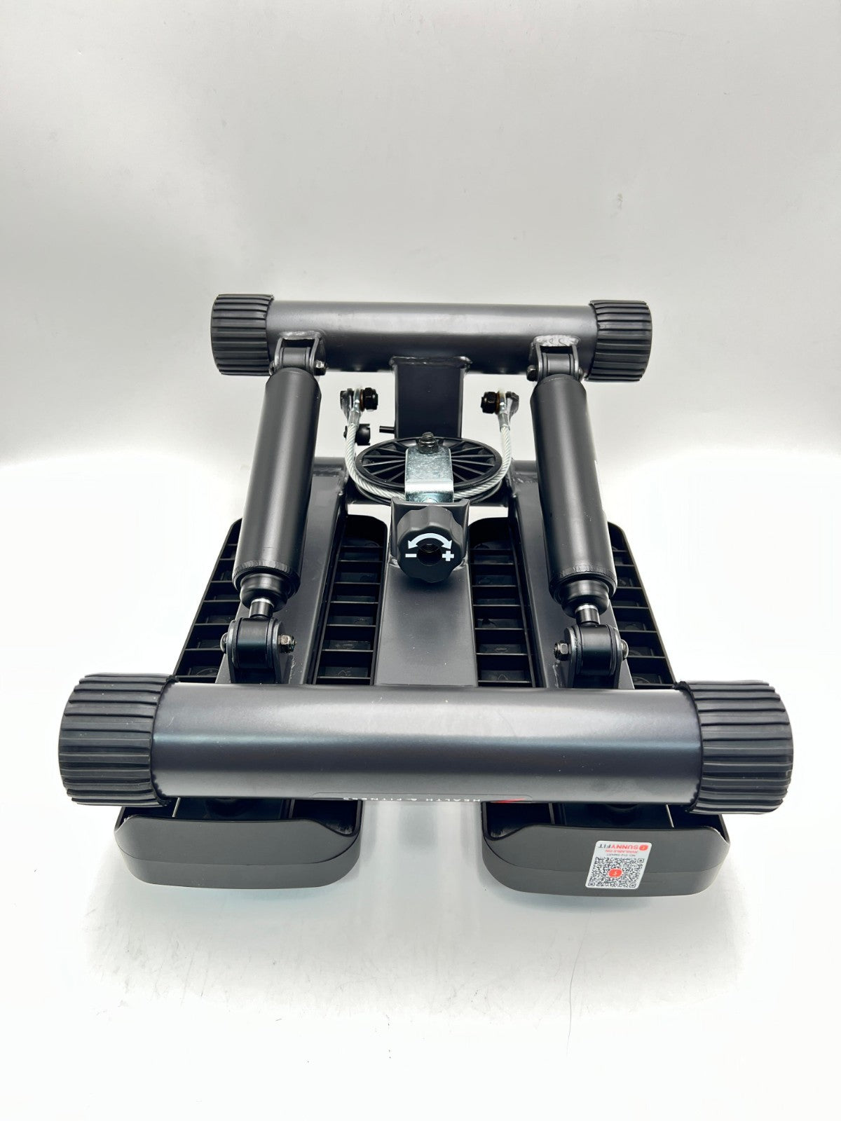 Sunny Health & Fitness Mini Stepper Stair Stepper with Resistance Bands
