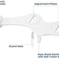 Luxe Bidet Neo 120 Self Cleaning Nozzle Fresh Water Non Electric Bidet WHITE