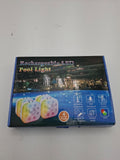 LOFTEK Pool Lights 4 Pack, Rechargeable Submersible LED Lights with Remote,