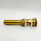 KES Vessel Sink Drain Pop Up Drain with Overflow Bathroom Stopper Assembly Brus
