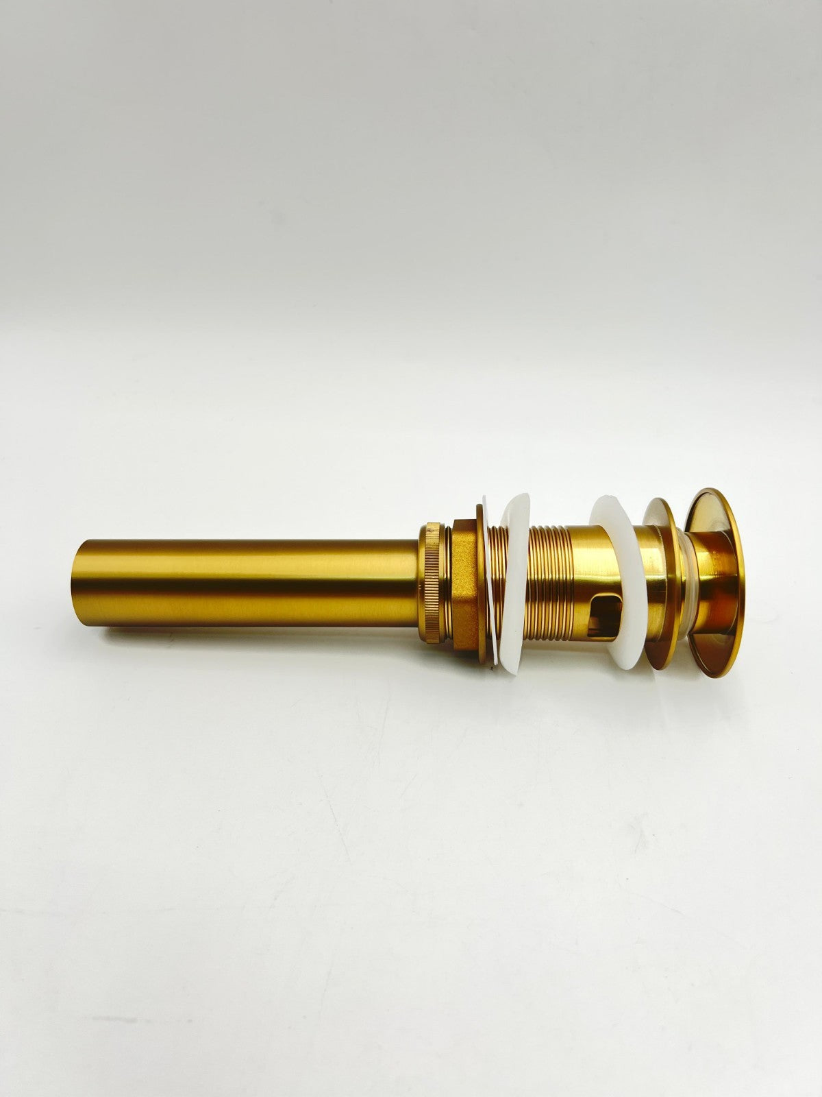 KES Vessel Sink Drain Pop Up Drain with Overflow Bathroom Stopper Assembly Brus