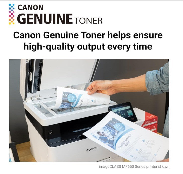Canon Genuine 055 Black Toner Cartridge Compatible with LBP664Cdw, MF741Cdw, MF7