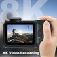 8K UHD 70MP WiFi Digital Camera Rugged Waterproof Dustproof Shockproof 33FT Und