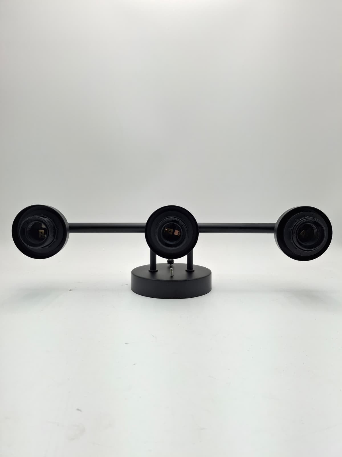 Modern Bathroom Light Fixtures 3 Light Vanity Lights Black Wall Lamp with Clear