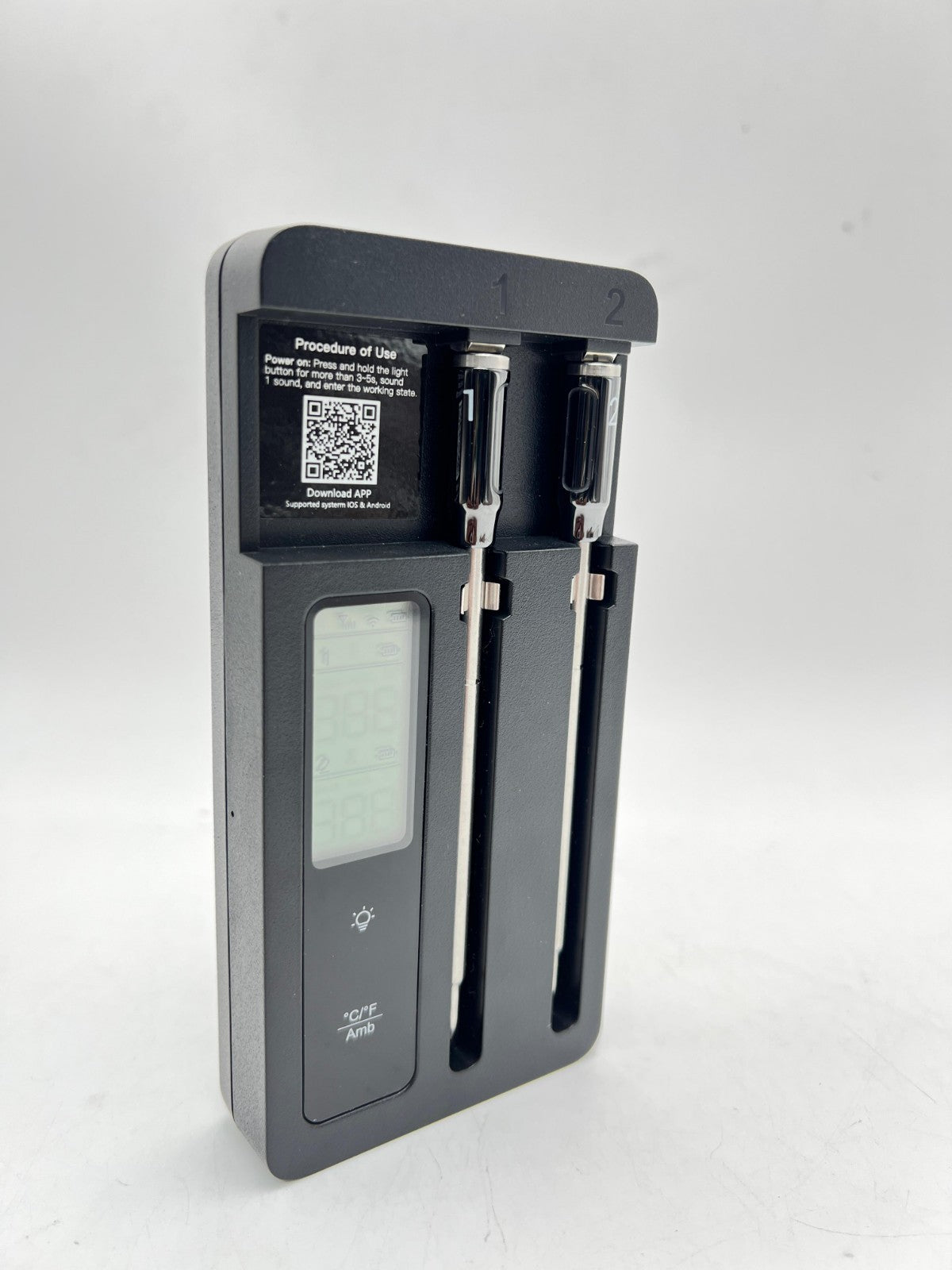 Smart Wireless Meat Thermometer with Dual Probes - Advanced Bluetooth Cooking...