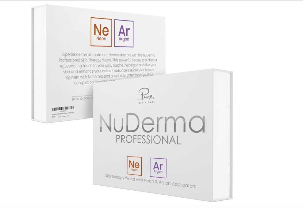 NuDerma Professional Skin Therapy Wand - Portable Skin Therapy