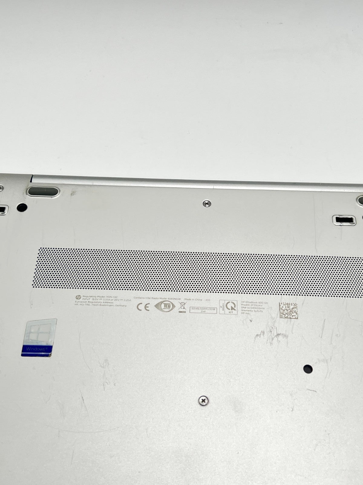 HP EliteBook 830 G5 13.3"  i5-8250U 1.60GHZ 8GB RAM 256GB SSD Windows-3SHW