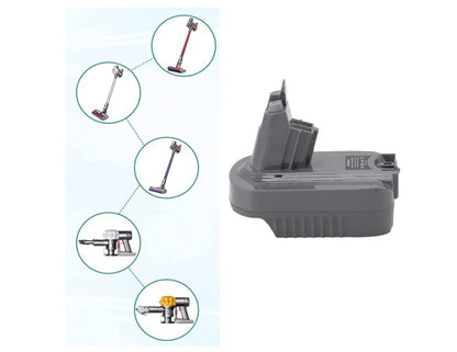 Vacuum Cleaner Battery Adapter ABS 18V to 21.6V Over Temp Protection Lithium ...