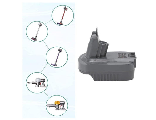 Vacuum Cleaner Battery Adapter ABS 18V to 21.6V Over Temp Protection Lithium ...