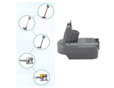Vacuum Cleaner Battery Adapter ABS 18V to 21.6V Over Temp Protection Lithium ...