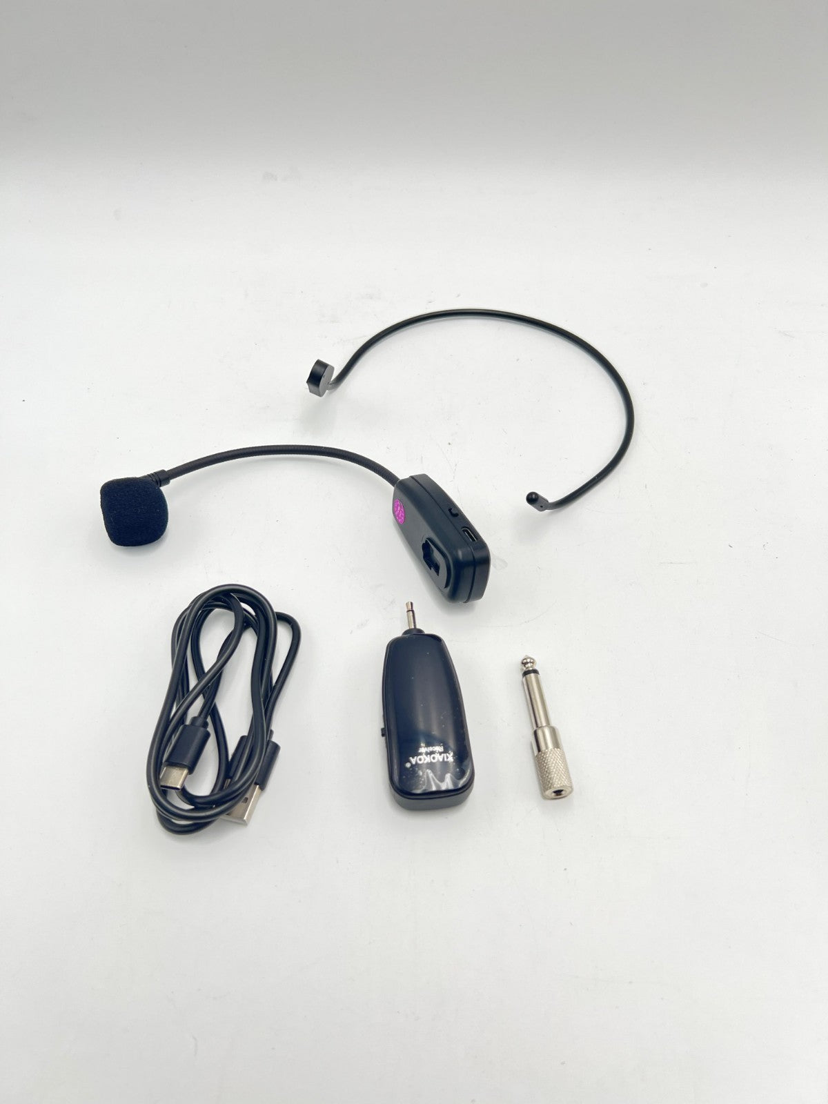 UHF12 Wireless Microphone Headset, 160ft Range, Dual Micro USB Charging, Suit...