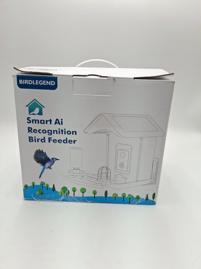 Smart AI Bird Feeder, Camera Solar Powered, HD Camera Auto Capture Bird