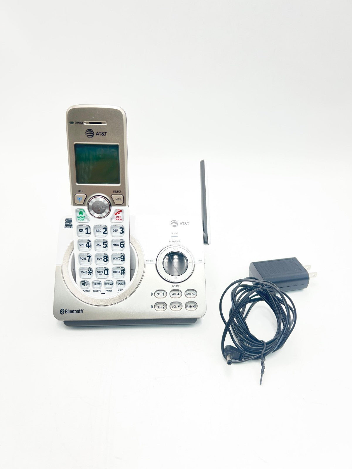 AT&T DL72119 DECT 6.0 Cordless Phone Answering Machine Charging Base BlueTooth