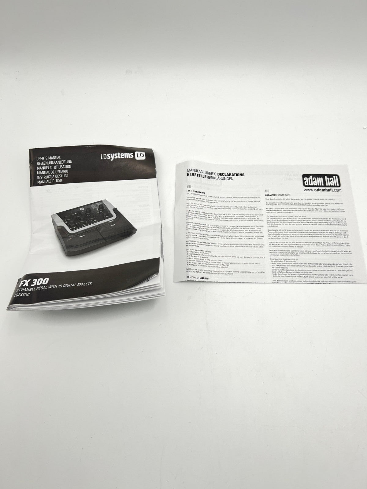 LD Systems FX 300 2-Channel Pedal with 16 Digital Effects