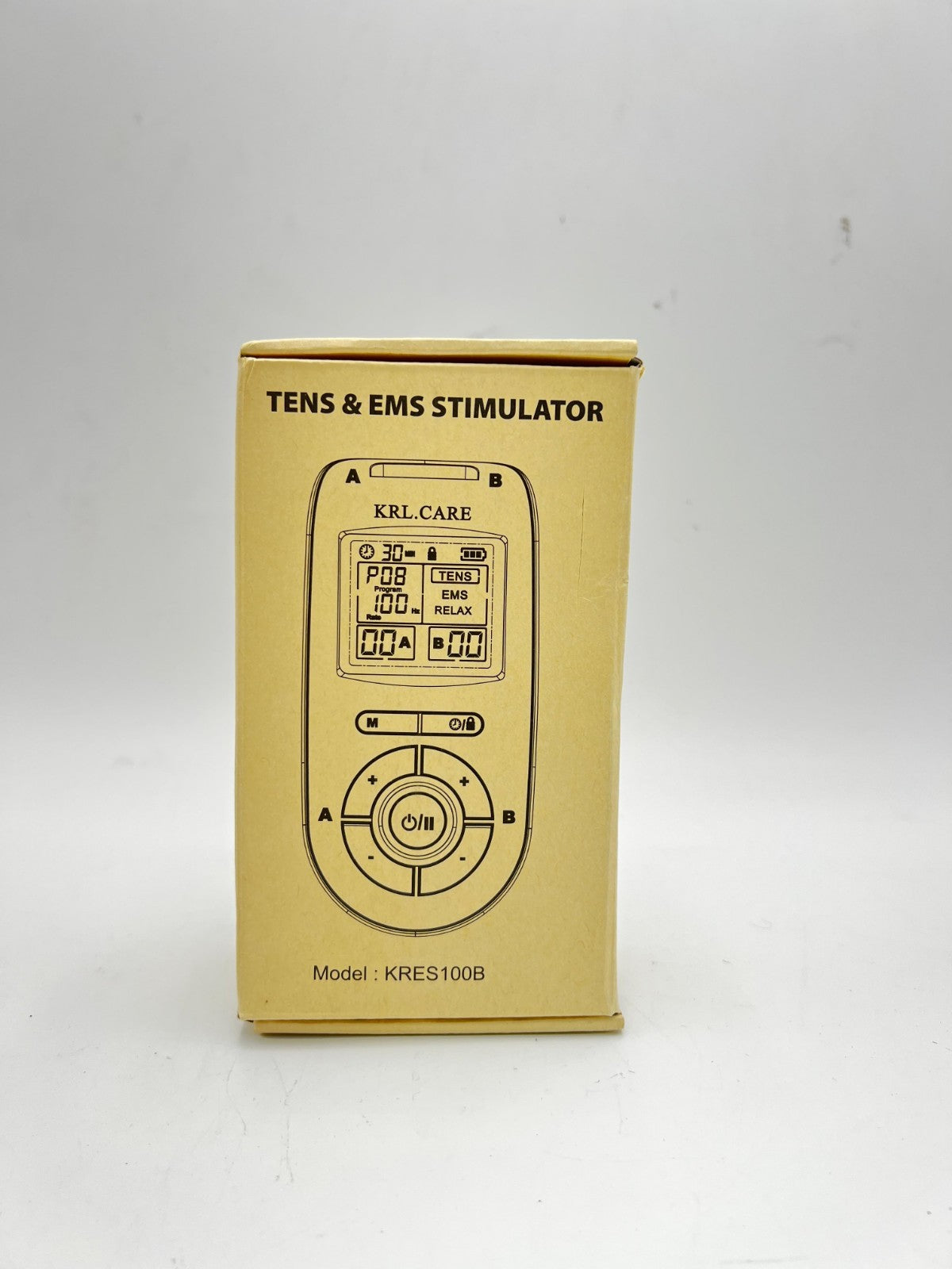 Dual Channel TENS EMS Unit 40 Intensities for Gradual Pain Relief Therapy