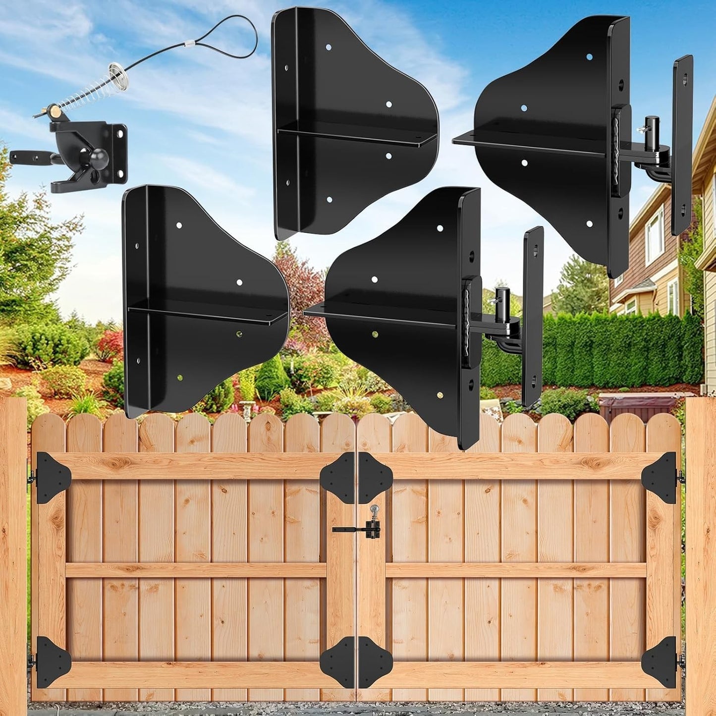 Magacyo Anti Sag Gate Kit Fence Gate Hardware