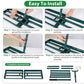 Lawn Leveling Rake,Stainless Steel Lawn Leveler with 48”x10” Ground Plate, 78” A