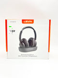 LEVN Bluetooth Wireless TV Headphones Watching Wireless Seniors BLACK NEW
