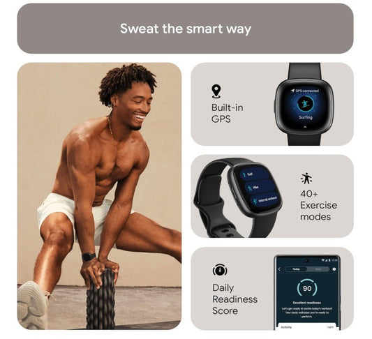 Fitbit Versa 4 Fitness Smartwatch - Black