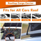 FIVKLEMNZ Car Rooftop Cargo Carrier Roof Bag Waterproof for All Top of Vehicle