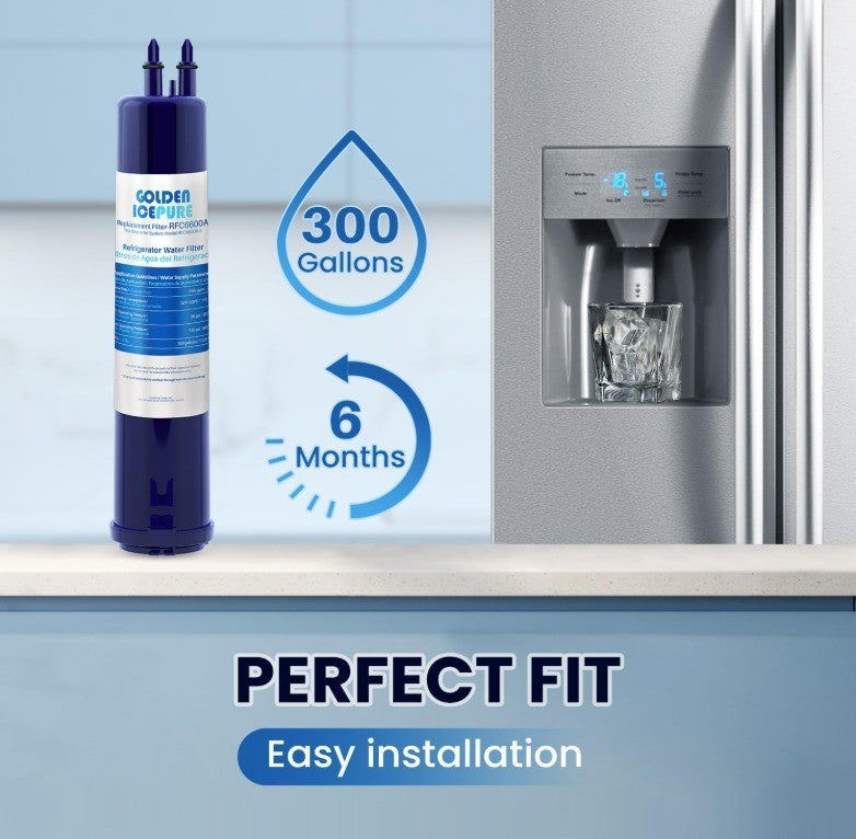 Excelpure Water Filter RFC6600A.  4 Pack. New In Box