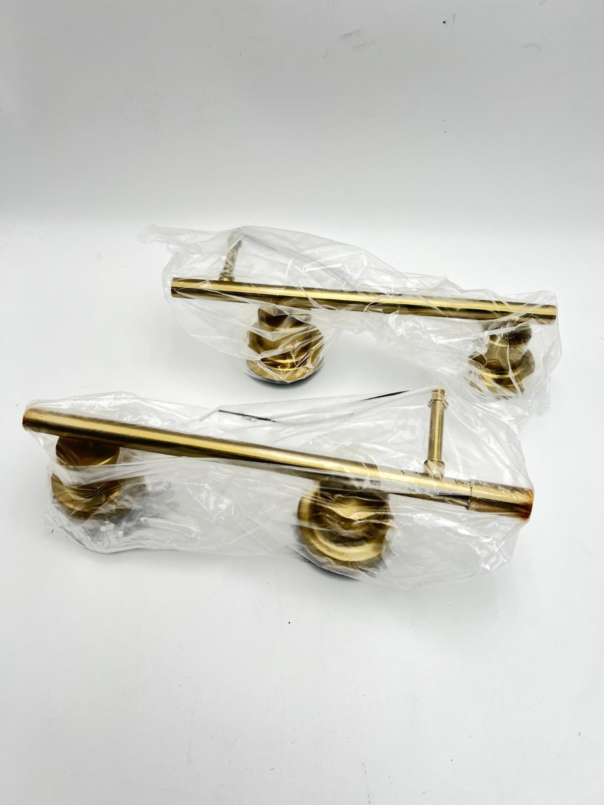 4-Light Vanity Lights, Brushed Gold Bathroom Light Fixture with Striped Texture