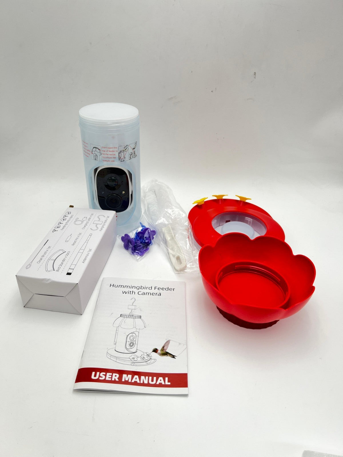 Smart Hummingbird Feeder Camera, 1080P Bird Watching Camera (E31)