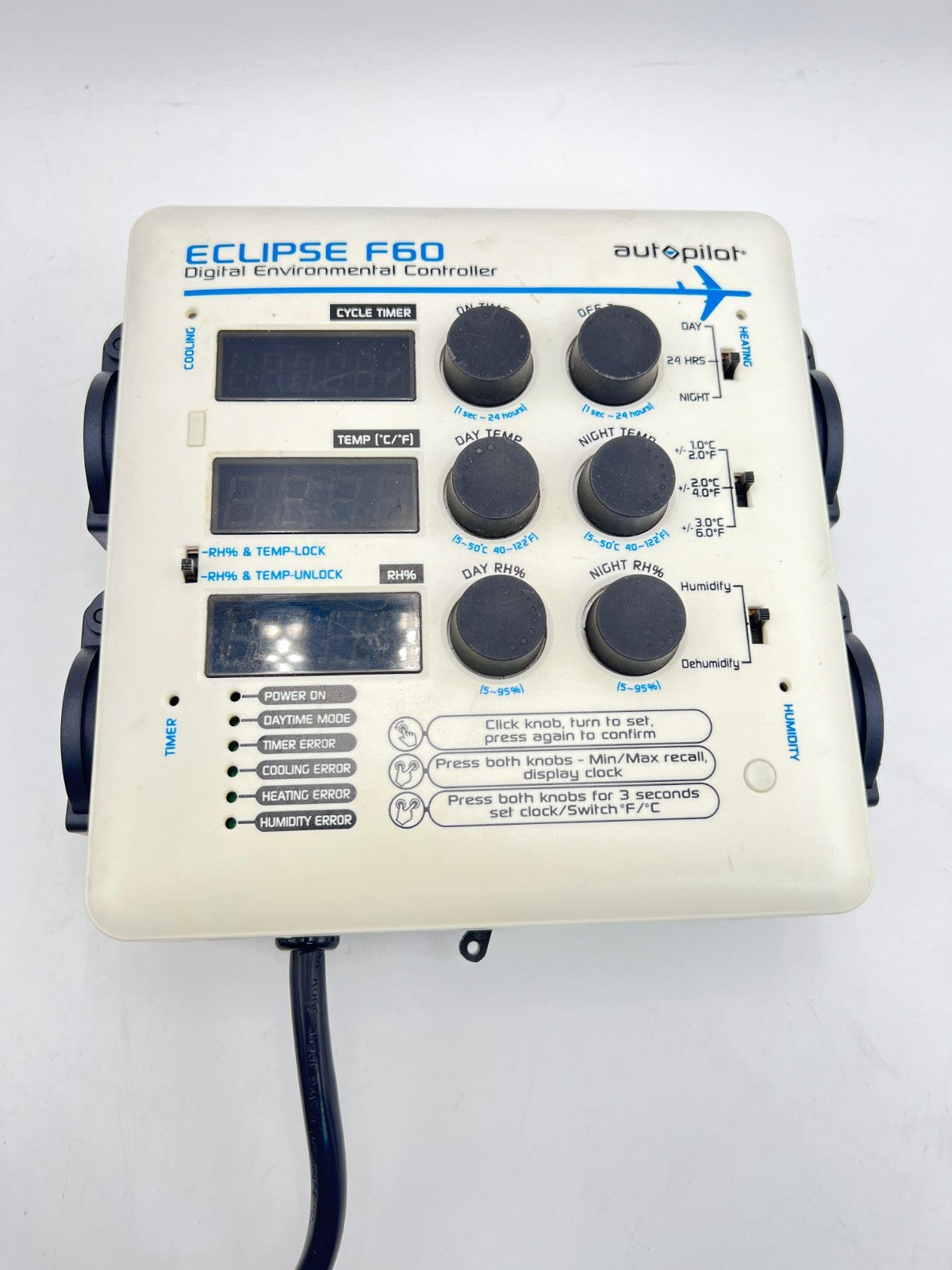 Used Autopilot APE4100 Eclipse F60 Digital Environmental Controller, Open Box