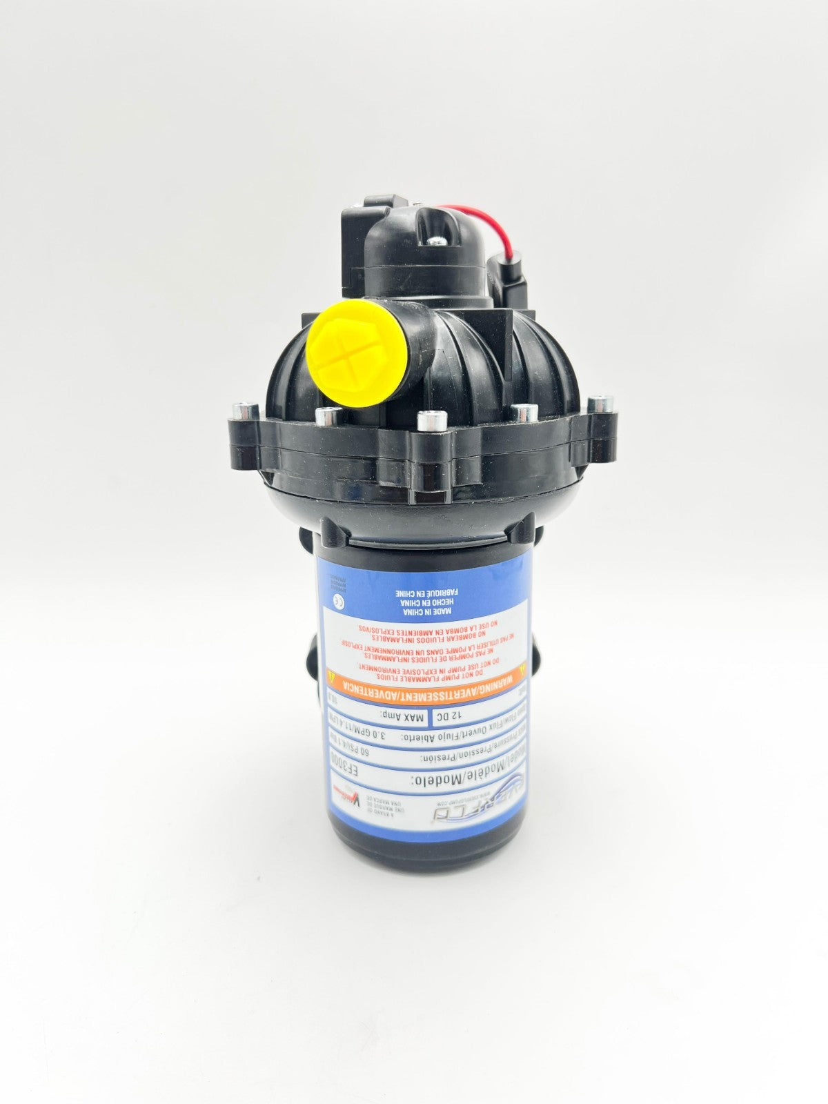 Everflo FBA_EF-3000-BOX EF3000 Diaphragm/Demand Water Transfer Pump 3.0 GPM 12V