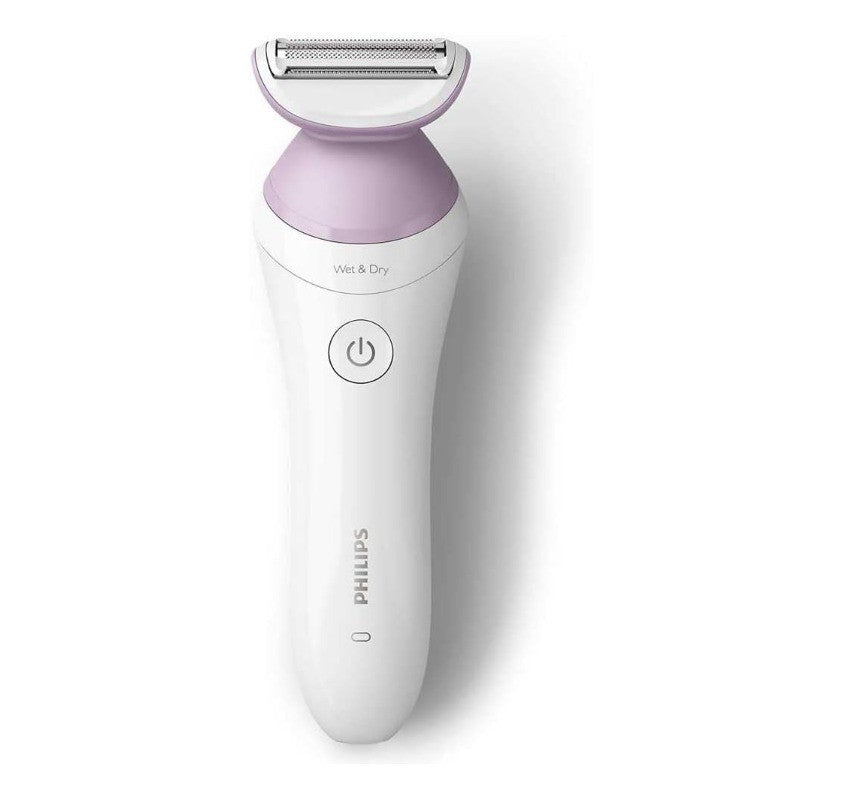 Philips Lady Shaver Series 6000, Single Foil Shaver - Wet & Dry, Cordless - Incl