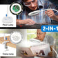 HITTI 10X Magnifying Glass with Light and Clamp, Hands Free Magnifying Floor ...