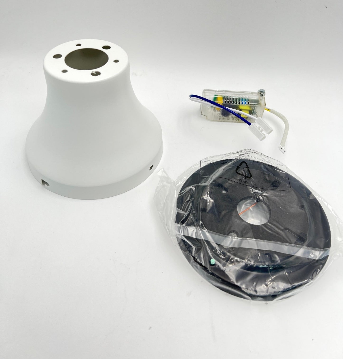 52" Ceiling Fans with Lights and Remote,Low Profile Flush mount 52 Inch White